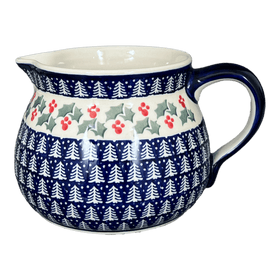 Polish Pottery 1.5 Liter Pitcher (Holiday Cheer) | D043T-NOS2 Additional Image at PolishPotteryOutlet.com