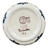 Butter Crock, 4.5" in "Floral Fans" by Manufaktura | M136S-P314