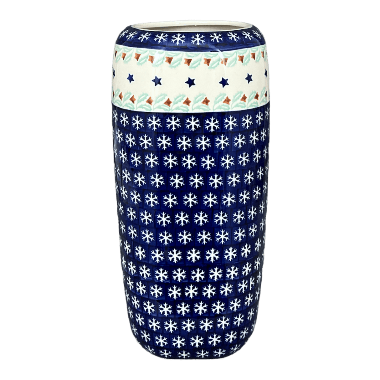 Vase, Tall, 11.75" in "Starry Wreath" by Manufaktura | W044T-PZG