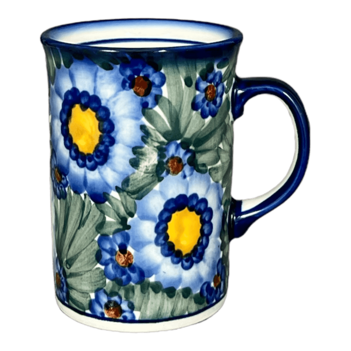 Mug, Straight Mug, 8 oz, WR (WR14A) in "Impressionist's Dream" by W.R. Ceramika | WR14A-AB3