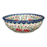 Bowl, Round, 8.5" in "Floral Fantasy" by Manufaktura | M135S-P260