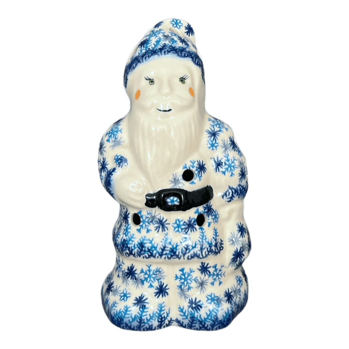 Luminary, Santa, 7" in "Snow Flurry" by Galia | GMJ06-PCH