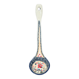 Ladle, Soup, 12" in "Ruby Bouquet" by Manufaktura | C020S-DPCS