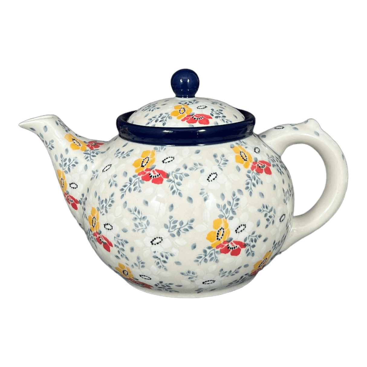 Teapot, 1.2 Liter in "Soft Bouquet" by Ceramika Artystyczna | A060-2378X