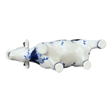 Creamer, Cow, 4 oz in "Blue Butterfly" by Manufaktura | D081U-AS58