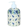 Polish Pottery Soap Dispenser, 5.5" in "Hyacinth in the Wind" by Ceramika Artystyczna | A573-2037X at PolishPotteryOutlet.com