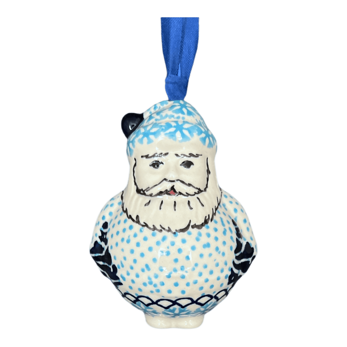 Ornament, Santa, 2.5" in "Peaceful Season" by Manufaktura | K144T-JG24