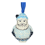 Ornament, Santa, 2.5" in "Peaceful Season" by Manufaktura | K144T-JG24