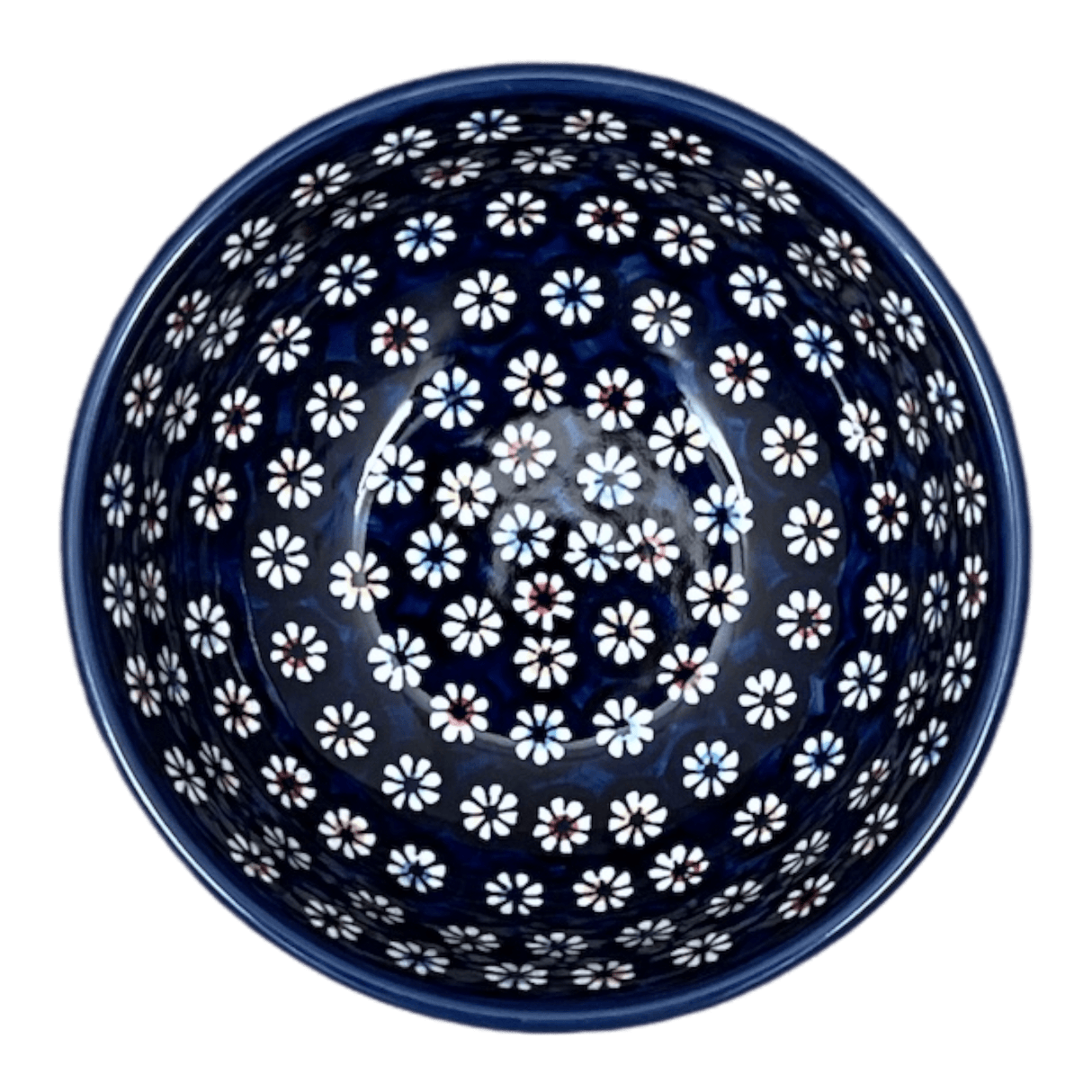 Bowl, Round, 6" in "Blue Floral Medley" by Manufaktura | M089S-MC23