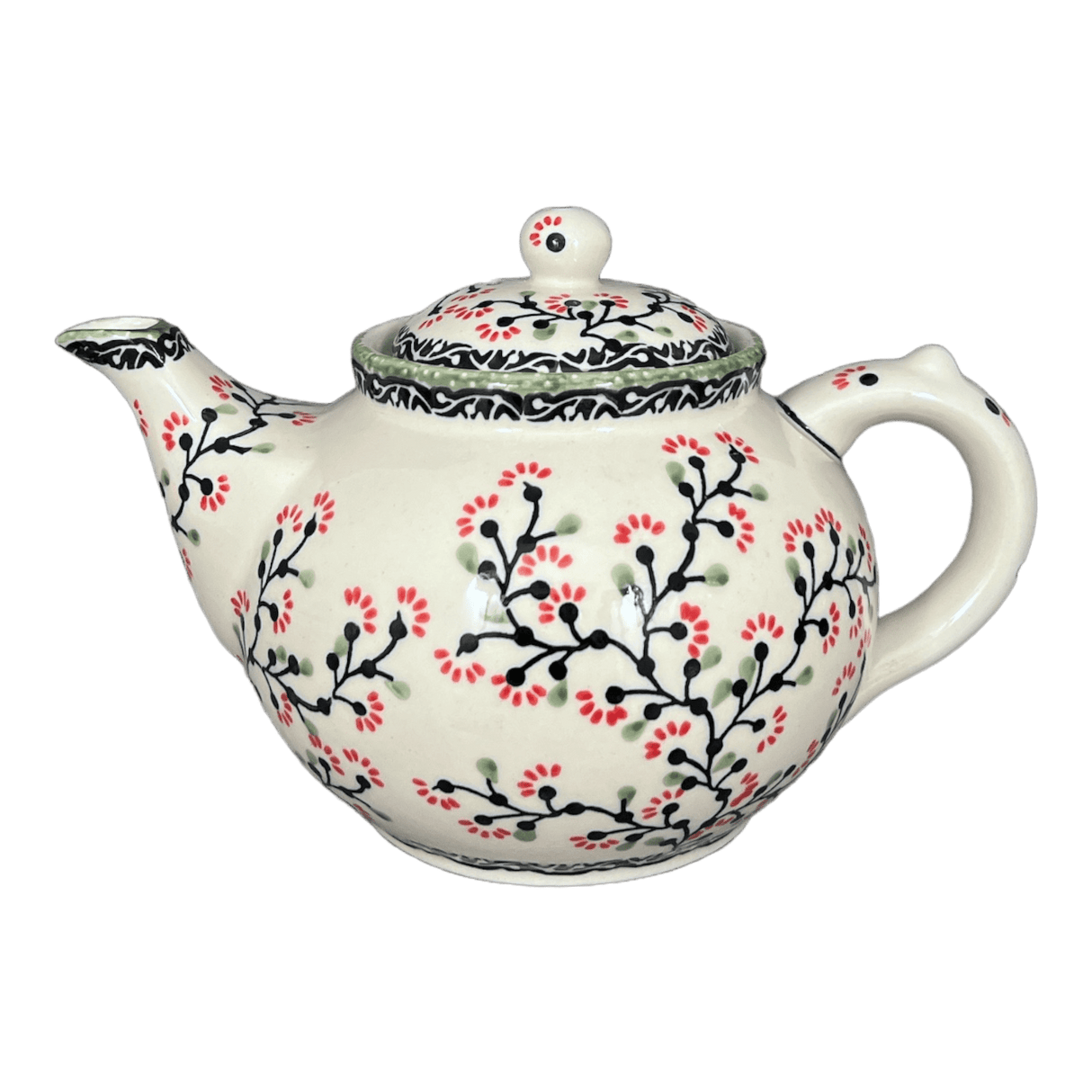 Teapot, 1.5 Liter in "Cherry Blossoms" by Manufaktura | C017S-DPGJ