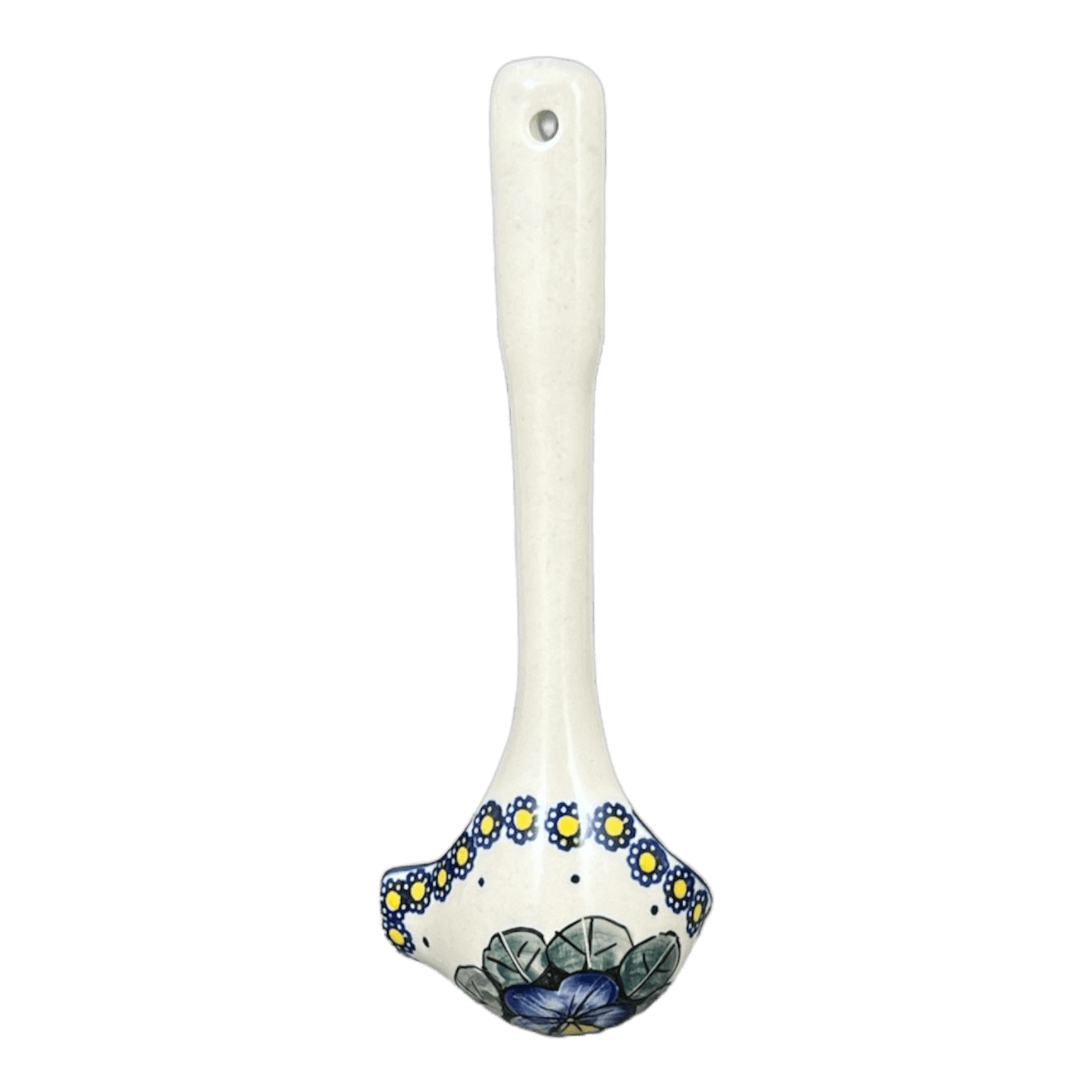 Ladle, Gravy, 7.5" in "Pansies" by Manufaktura | L015S-JZB