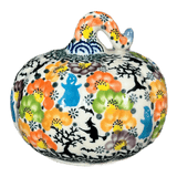 Decorative Pumpkin, 4.5" in "Hey Boo" by Galia | GAD45-AH4