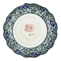 A picture of a Polish Pottery Bowl, Round, Blossom, 6" in "Spring Swirl" by Zaklady | Y1945A-A1073A as shown at PolishPotteryOutlet.com/products/6-blossom-bowl-spring-swirl-y1945a-a1073a