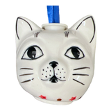 Ornament, Cat Head in "Evergreen Bells" by Manufaktura | K142U-PZDG