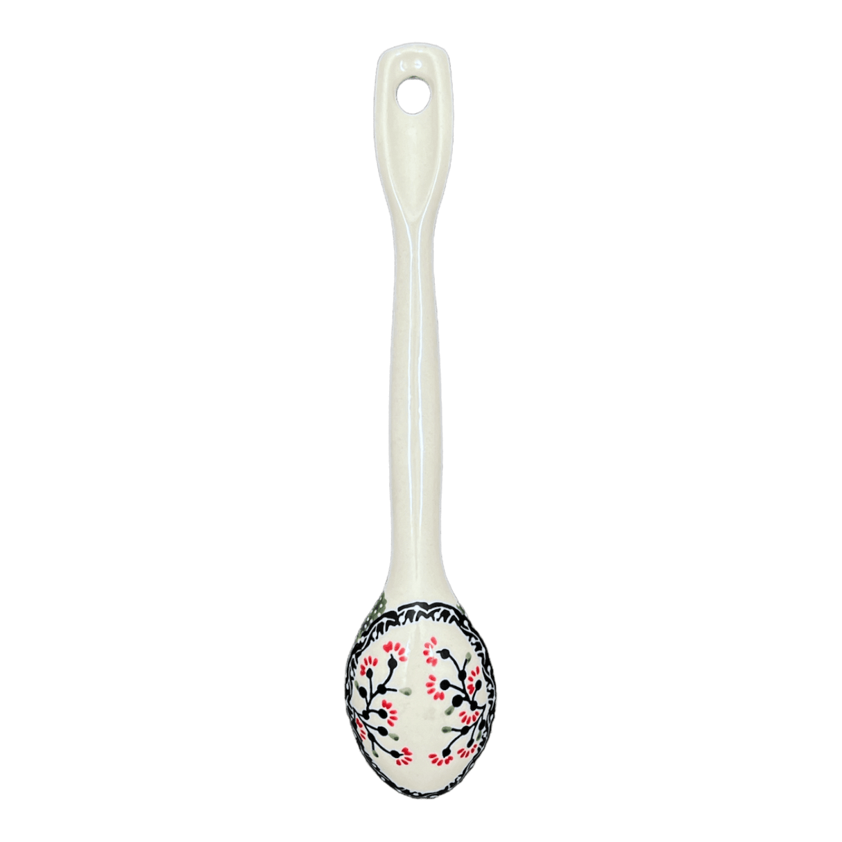 Spoon, Stirring Spoon, 12" in "Cherry Blossoms" by Manufaktura | L008S-DPGJ