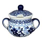 Bowl, Round, Sugar Bowl, 3.5" in "Duet in Blue" by Manufaktura | C015S-SB01