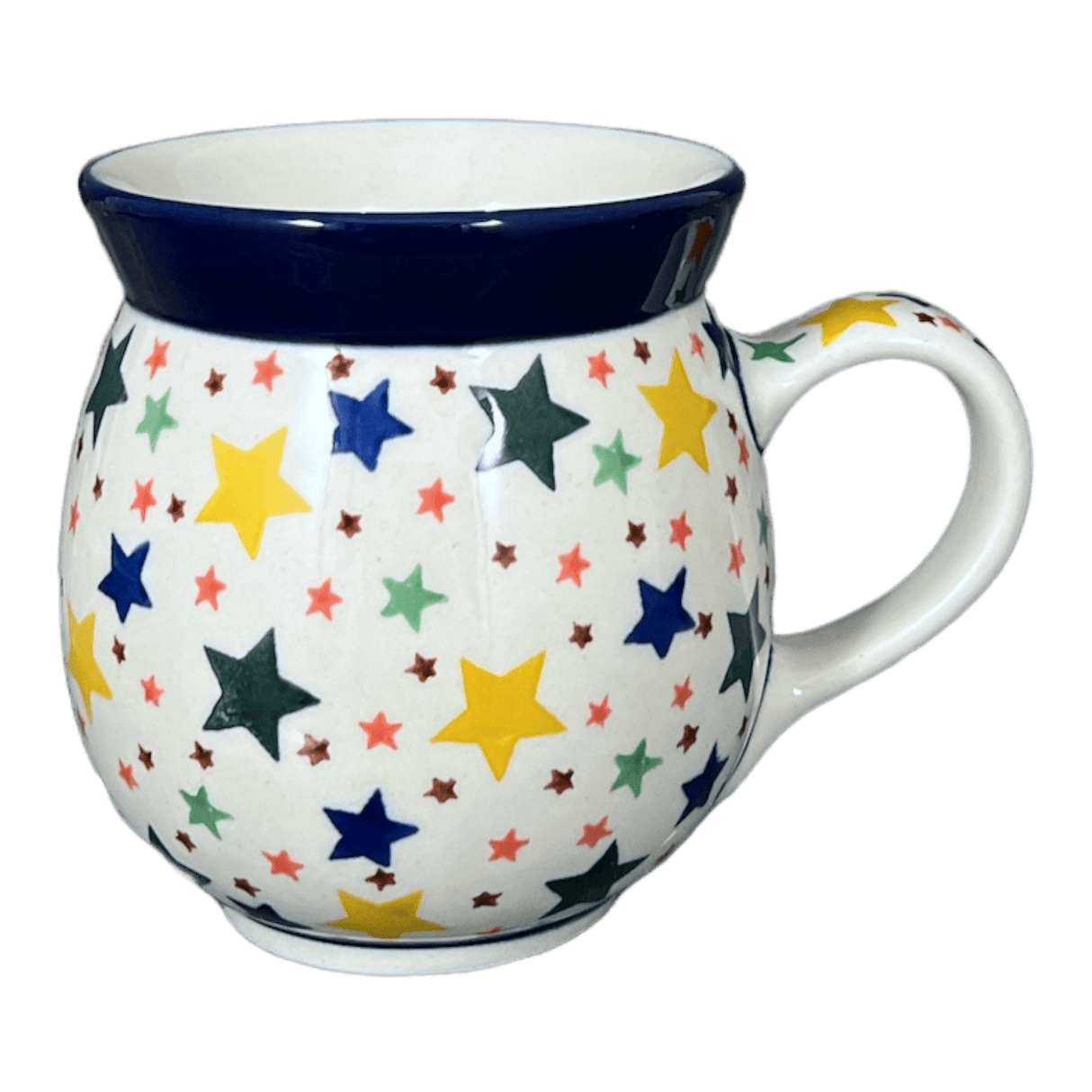 Mug, Belly Mug, 16 oz Large in "Star Shower" by Ceramika Artystyczna | A073-359X