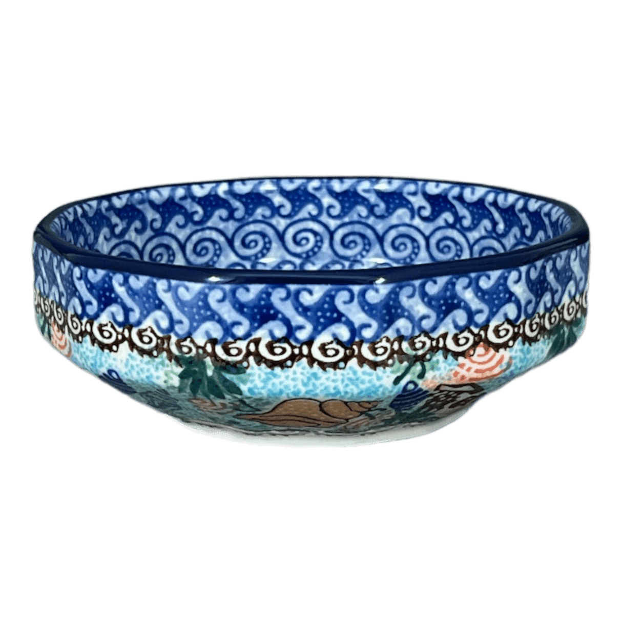 Bowl, Multiangular, 5" in "Poseidon's Treasure" by Ceramika Artystyczna | A221-U1899