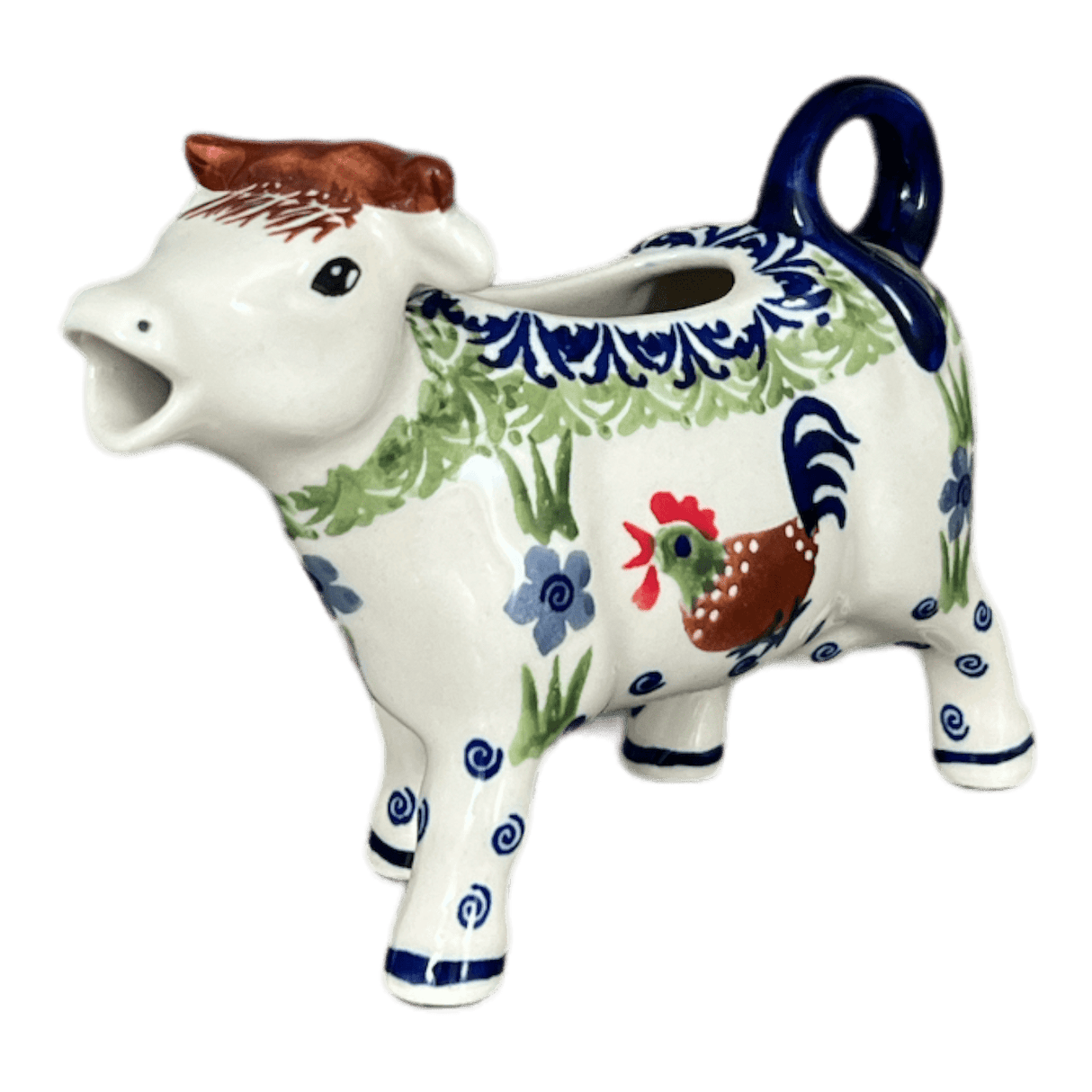 Creamer, Cow, 4 oz in "Chicken Dance" by Manufaktura | D081U-P320