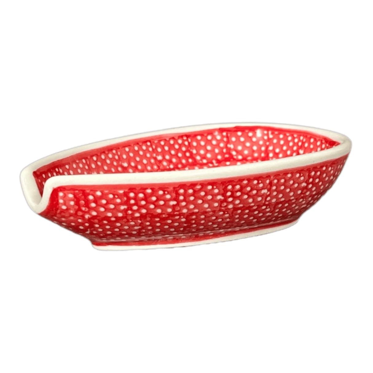 Spoon Rest, Small, 3.5" in "Red Sky at Night" by Manufaktura | P093T-WCZE