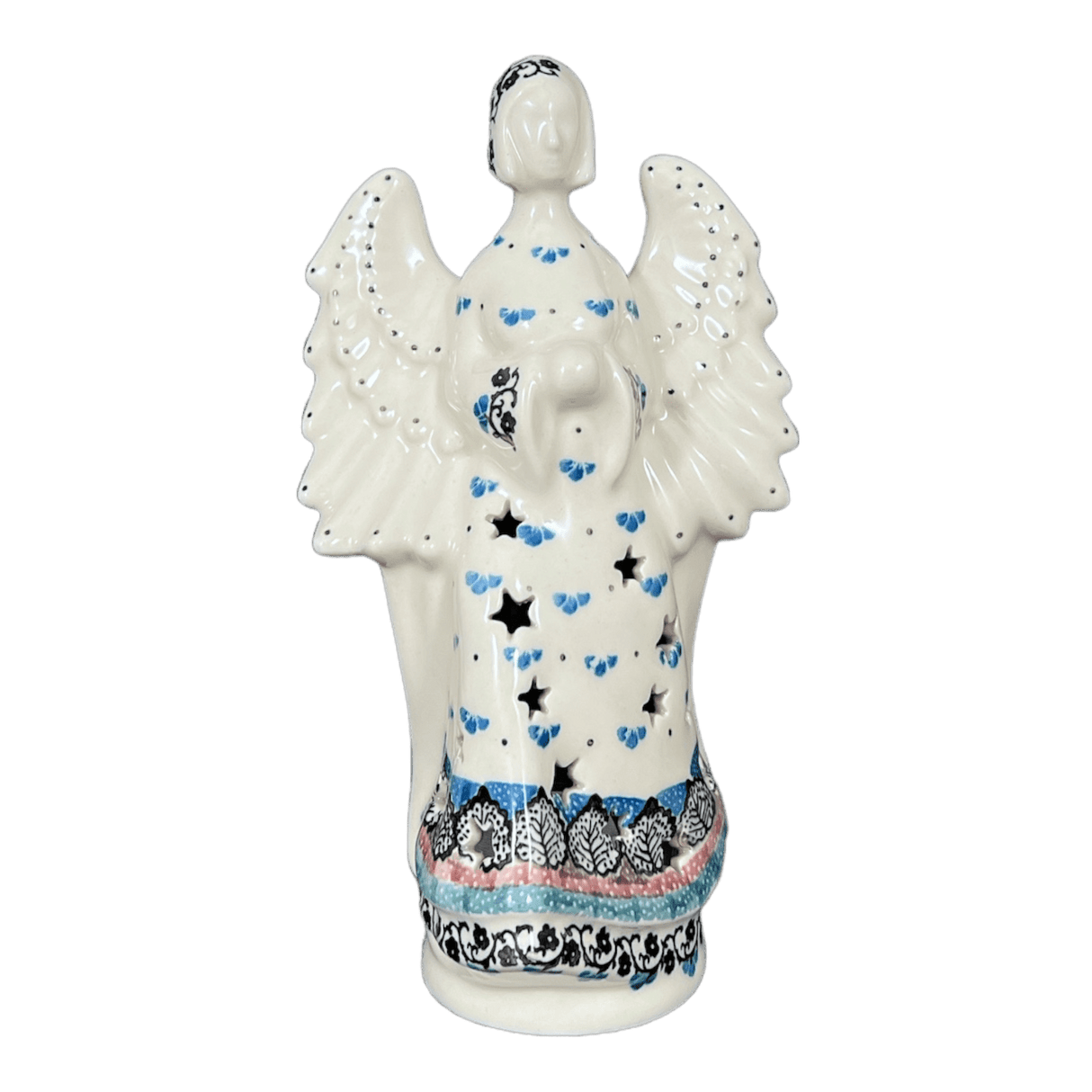 Luminary, Tall Angel, 9" in "Winter Aspen" by Ceramika Artystyczna | AC68-1995X