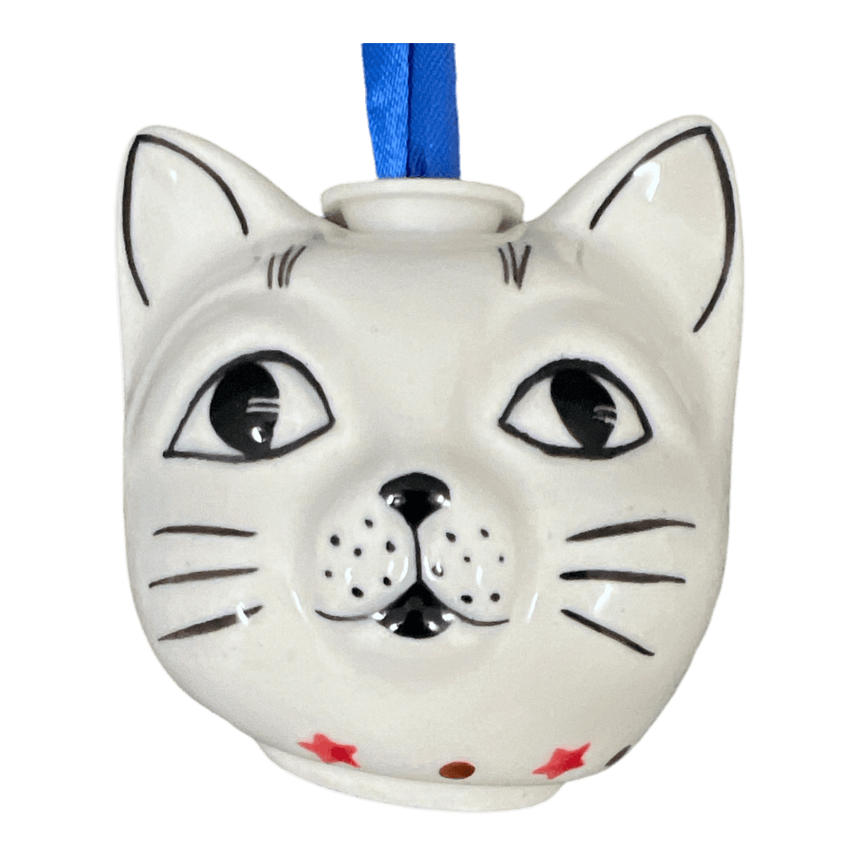 Ornament, Cat Head in "Evergreen Bells" by Manufaktura | K142U-PZDG