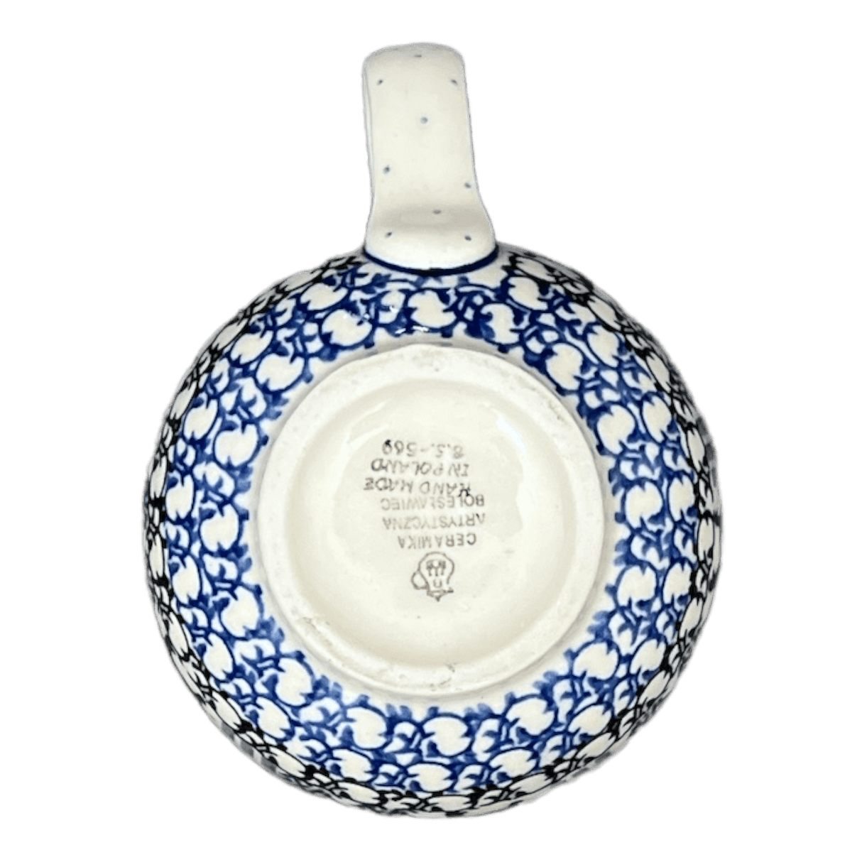 Mug, Belly Mug, 12 oz Medium in "Labrador Loop" by Ceramika Artystyczna | A070-2862X