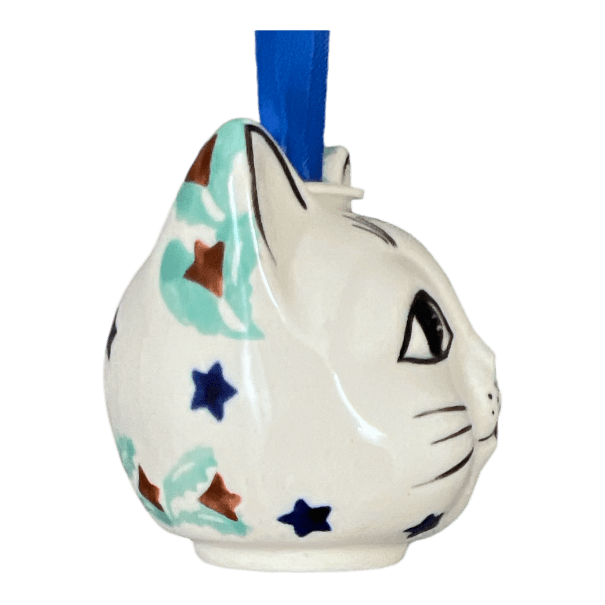 Ornament, Cat Head in "Starry Wreath" by Manufaktura | K142T-PZG