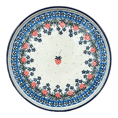 Tray, Round, 10" in "Strawberry Patch" by Ceramika Artystyczna | AE93-721X