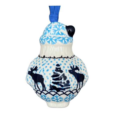 Ornament, Santa, 2.5" in "Peaceful Season" by Manufaktura | K144T-JG24