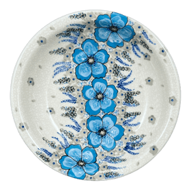 Polish Pottery Zaklady Pasta Bowl (Something Blue) | Y1002A-ART374 Additional Image at PolishPotteryOutlet.com