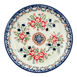 Plate, Round, Dessert, 7.25" in "Poppy Passion" by Manufaktura | T131S-P268