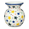 Polish Pottery Vase, Tall, 4" in "Star Shower" by Ceramika Artystyczna | A048-359X at PolishPotteryOutlet.com