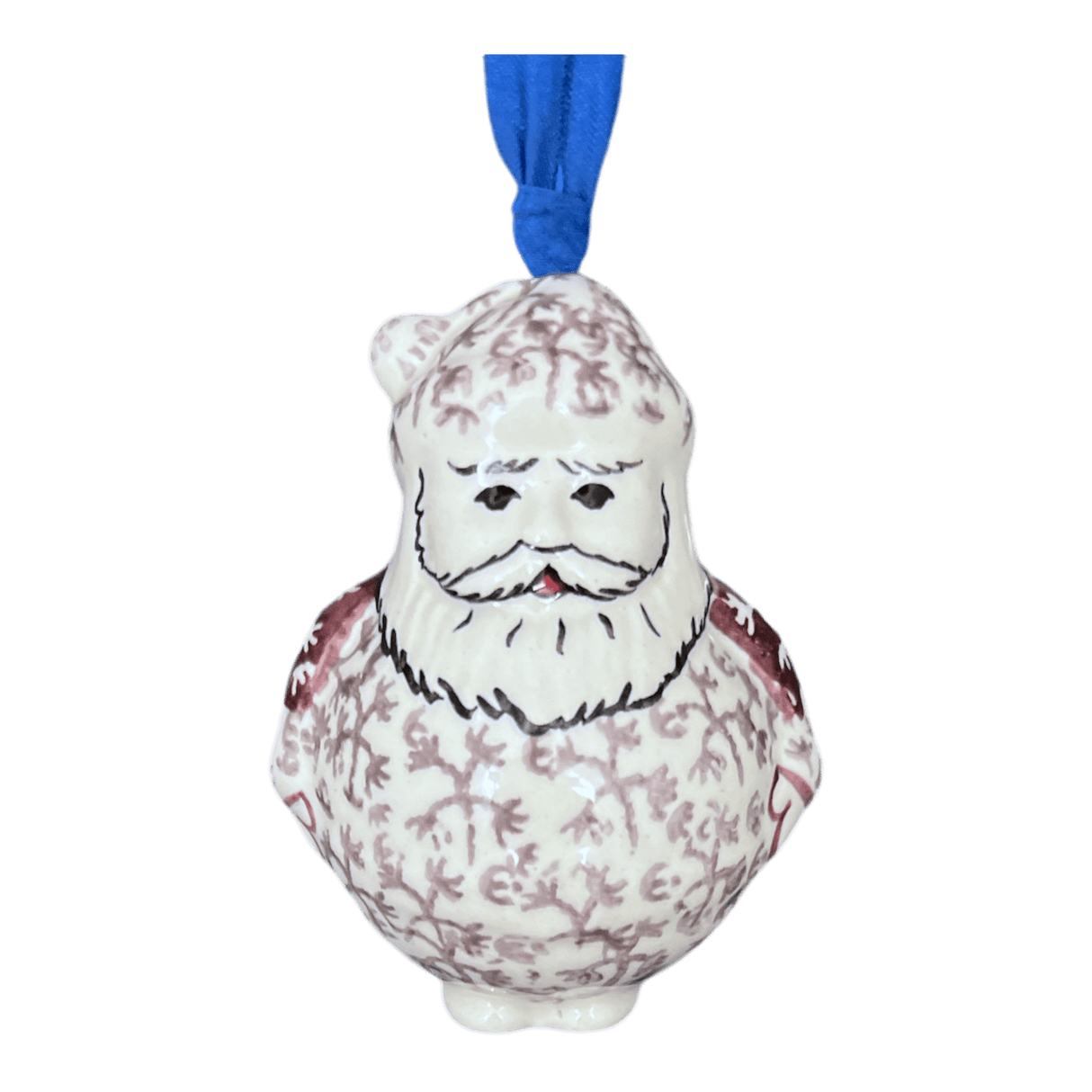 Ornament, Santa, 2.5" in "Merlot Thicket" by Manufaktura | K144T-P352