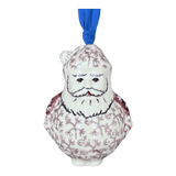 Ornament, Santa, 2.5" in "Merlot Thicket" by Manufaktura | K144T-P352