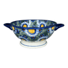 Polish Pottery Bowl, Round, Colander/Berry, 7.75", WR (WR62A) in "Impressionist's Dream" by W.R. Ceramika | WR62A-AB3 at PolishPotteryOutlet.com