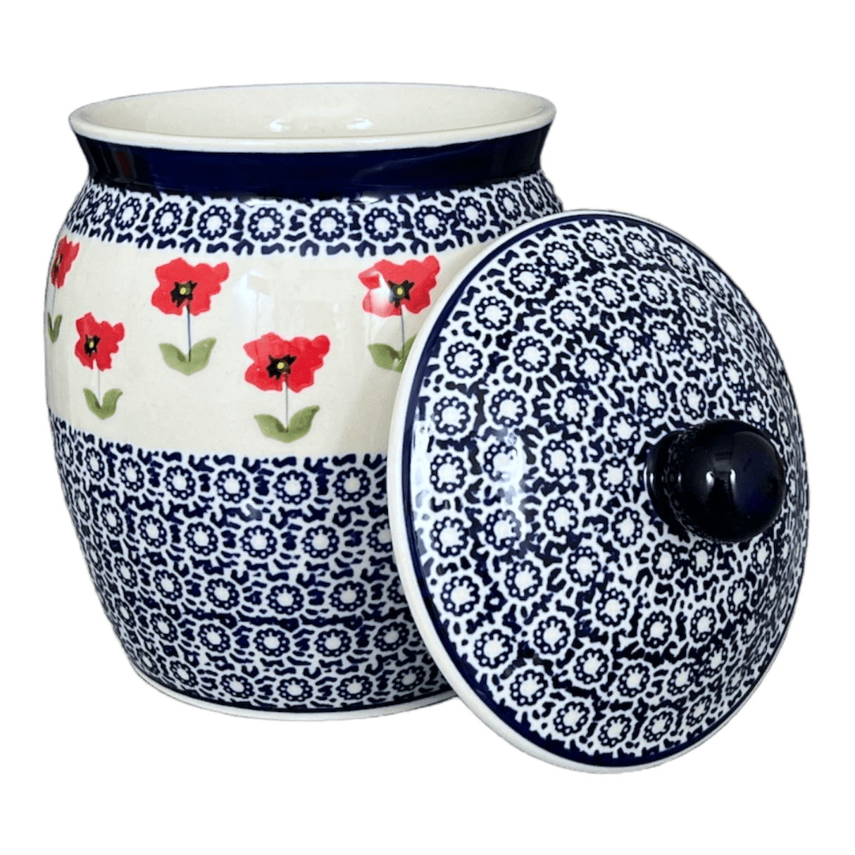 Canister, 2 Liter in "Poppy Garden" by Manufaktura | P074T-EJ01