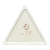 Vase, Triangular, 8" x 4.75" in "Flower Power" by Manufaktura | W027T-JS14