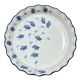 Polish Pottery Quiche/Pie Dish, 10" in "In the Wind" by Ceramika Artystyczna | A636-2788X Additional Image at PolishPotteryOutlet.com