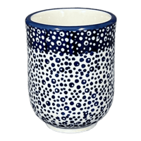 A picture of a Polish Pottery 6 oz. Wine Cup (Sea Foam) | K111T-MAGM as shown at PolishPotteryOutlet.com/products/6-oz-wine-cup-sea-foam-k111t-magm