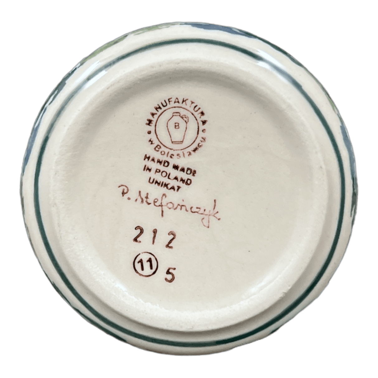 Butter Crock, 4.5" in "Pine Forest" by Manufaktura | M136S-PS29