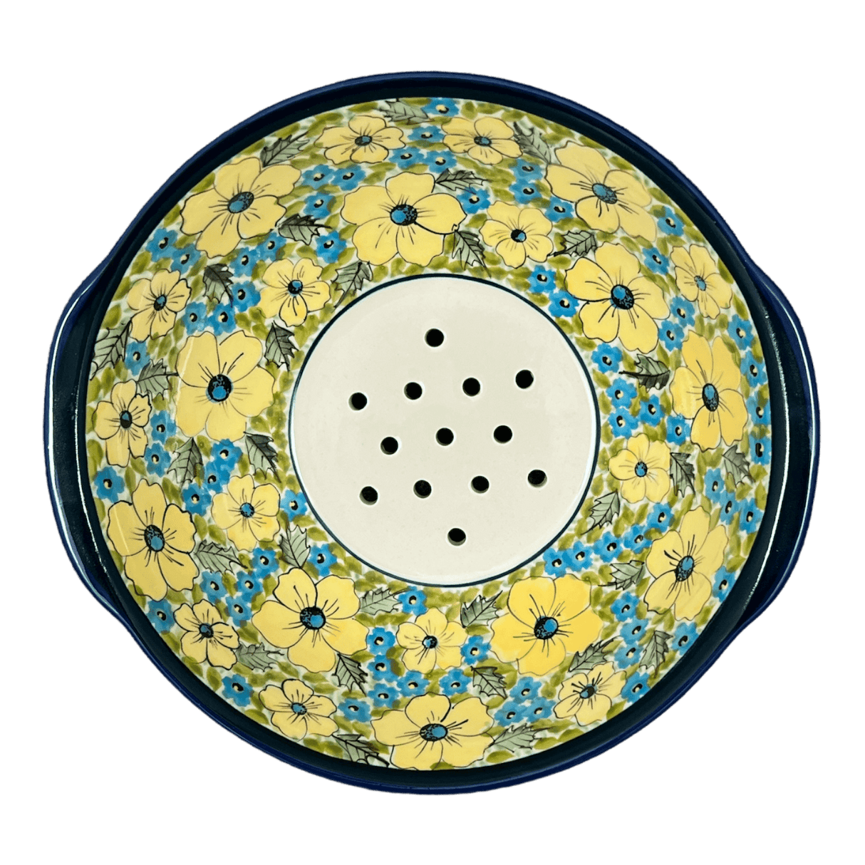 Colander, 10" in "Sunny Meadow" by Zaklady | Y1183A-ART332