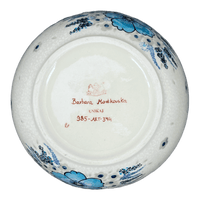 A picture of a Polish Pottery Zaklady 8" Extra-Deep Bowl (Something Blue) | Y985A-ART374 as shown at PolishPotteryOutlet.com/products/8-extra-deep-bowl-something-blue-y985a-art374