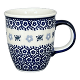 Mug, Mars Mug, 10oz Small in "Butterfly Border" by Manufaktura | K081T-P249