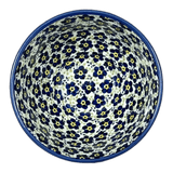 Bowl, Round, Fancy, 5.5" in "Floral Revival Blue" by Manufaktura | C018U-MKOB