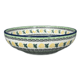 Bowl, Round, Serving, 10.5" in "Lemons and Leaves" by Ceramika Artystyczna | AC36-2749X