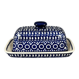 Butter Dish, American, 4" x 7.5" in "Gothic" by Manufaktura | M074T-13