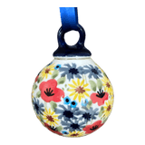 Ornament, Ball, 2.75" in "Sunlit Blossoms" by Manufaktura | K070S-AS62