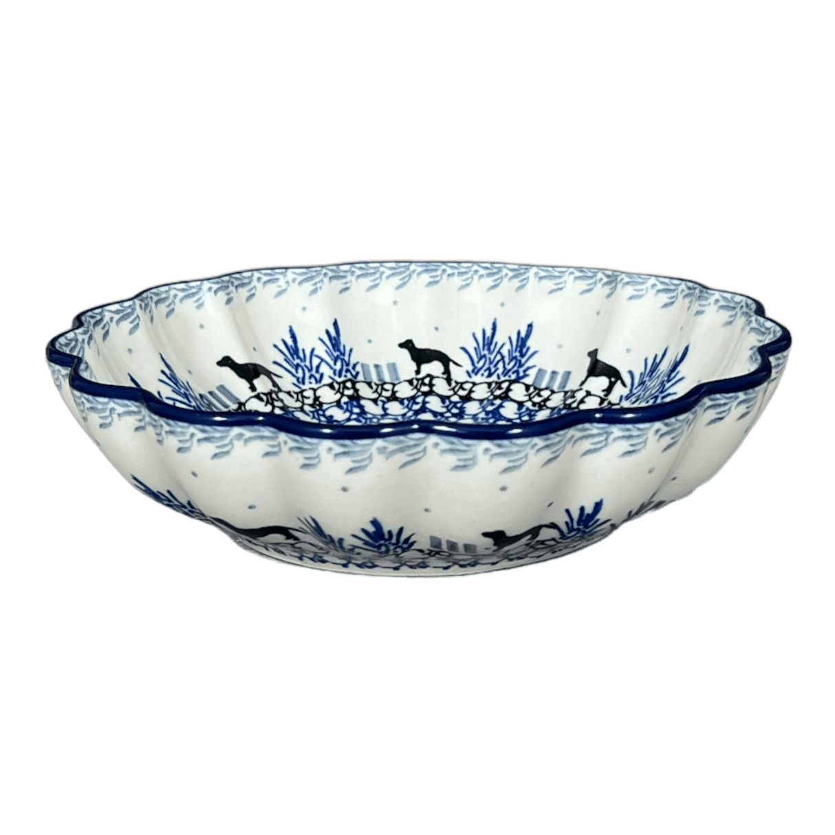 Bowl, Round, Blossom, 7.5" in "Labrador Loop" by Ceramika Artystyczna | A249-2862X