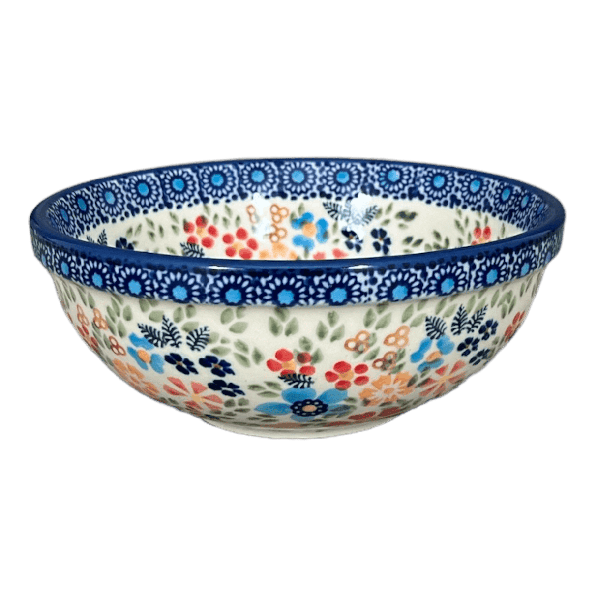 Bowl, Round, 6" in "Festive Flowers" by Manufaktura | M089S-IZ16